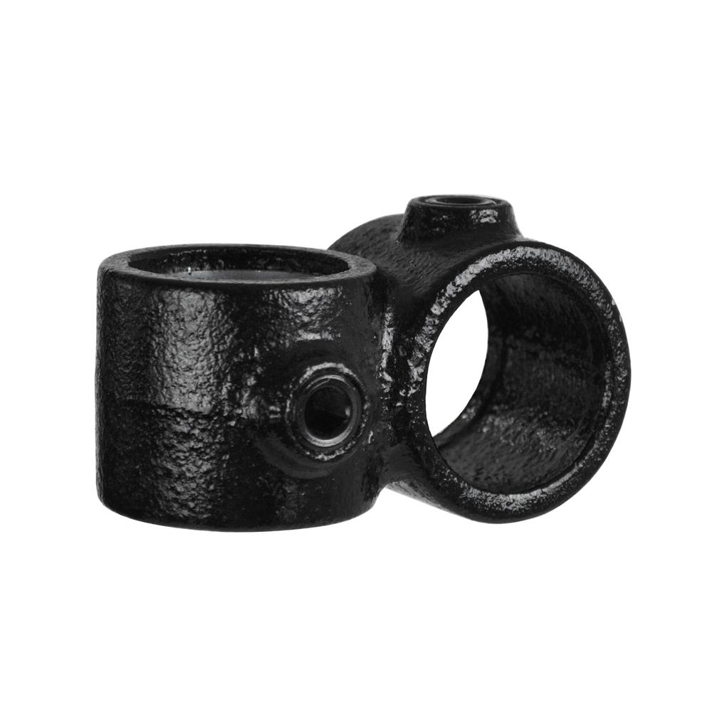 Buiskoppeling Kruisstuk 90° - zwart-C / 33,7 mm